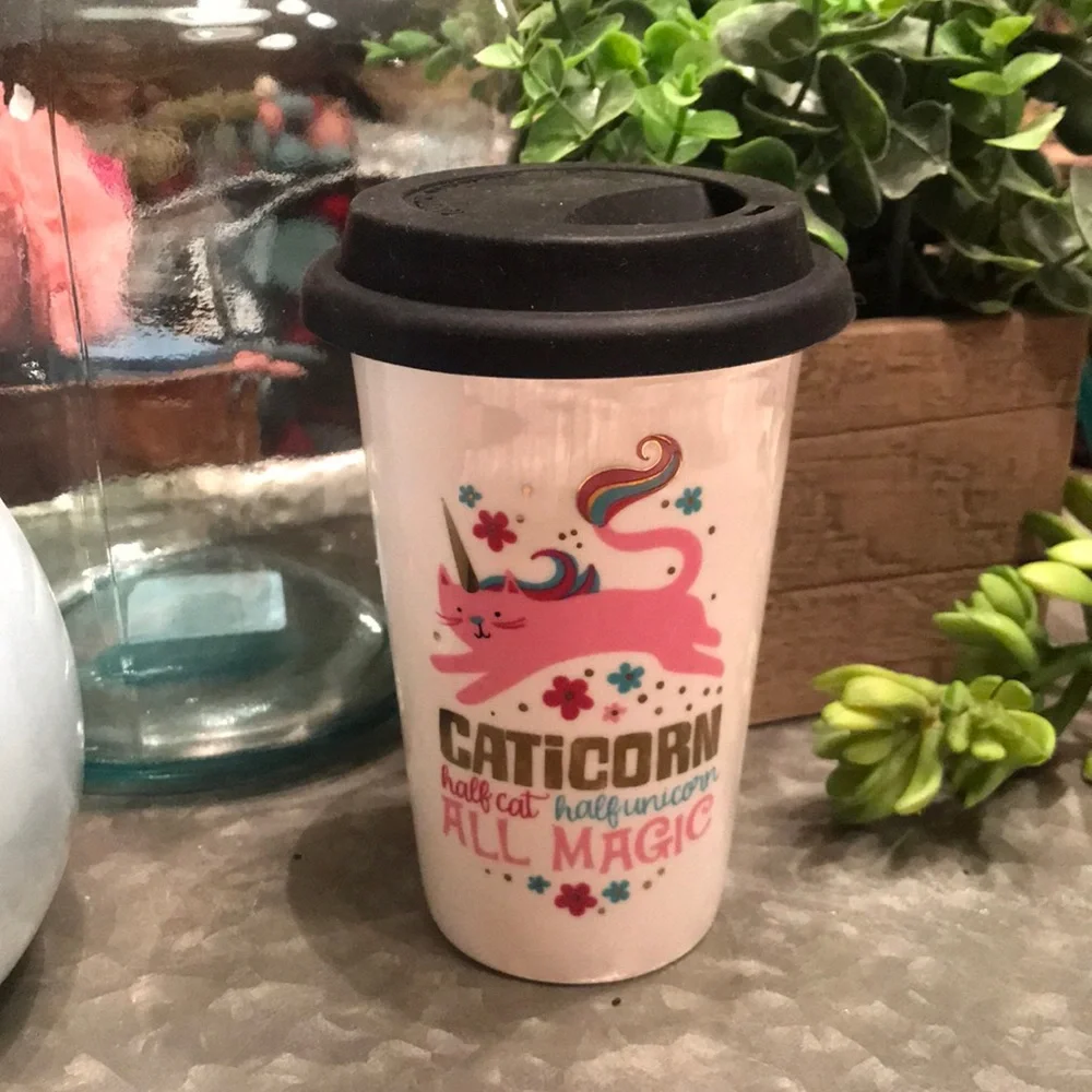 Francesca’s + Natural Life Caticorn Travel Mug
